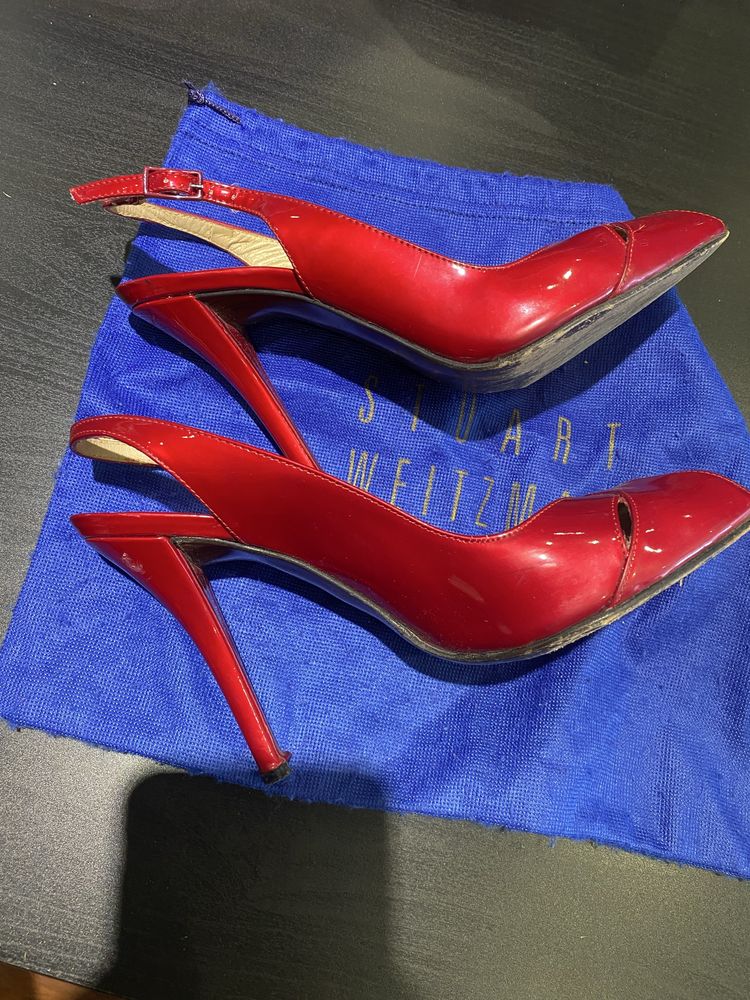Дамски обувки Stuart Weitzman от естествена кожа IT 37,5