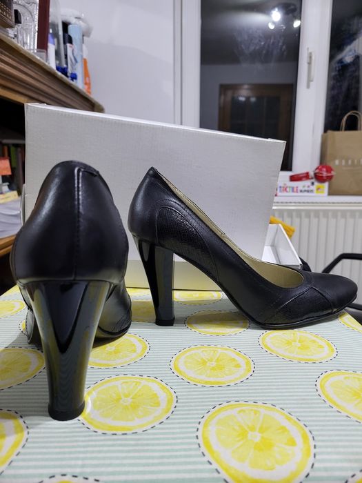 Pantofi piele naturala