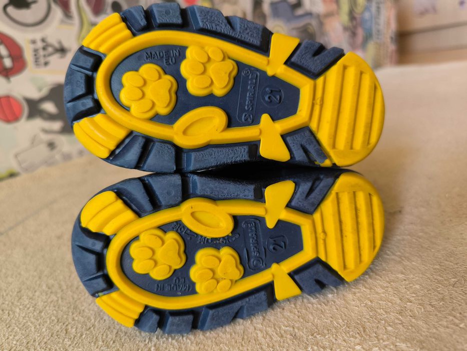 Ботушки синьо/жълто