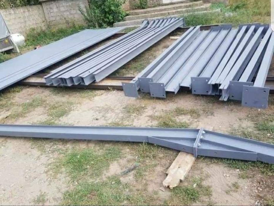 Vând hală metalică 10 m cu 40 cu 4 m