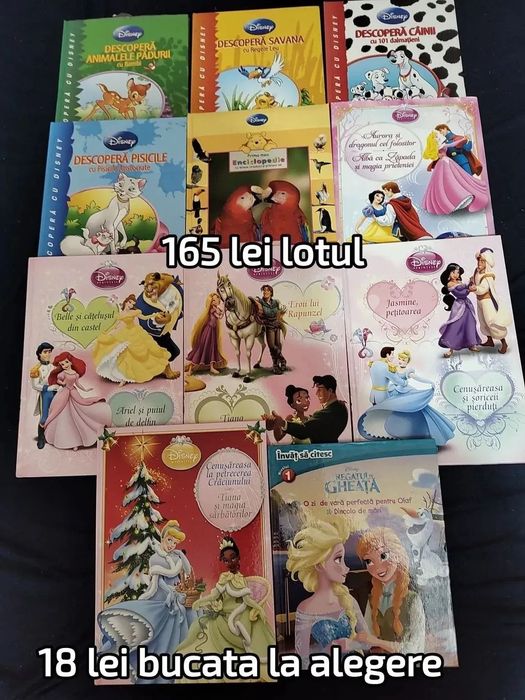 Pachete cărți Franklin,Erus,Disney,Jurnalul unui puști și altele