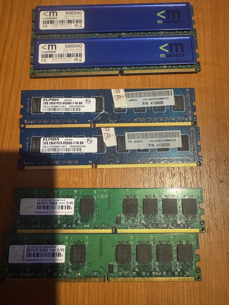 Rami pentru PC ddr 2 si ddr 3