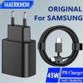Зарядно устройство Samsung Super fast charger, USB Type-C, 45W, Black