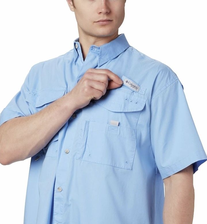 Columbia Men's PFG Bonehead Рубашка с коротким рукавом