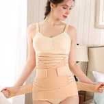 Centura abdominala postnatala, 3 piese, crem, nou, marimea XL