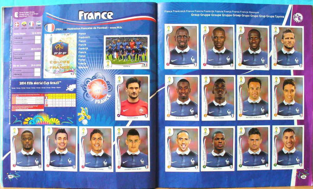 Официалния лицензиран стикер-албум FIFA World Cup Brasil'2014 Panini