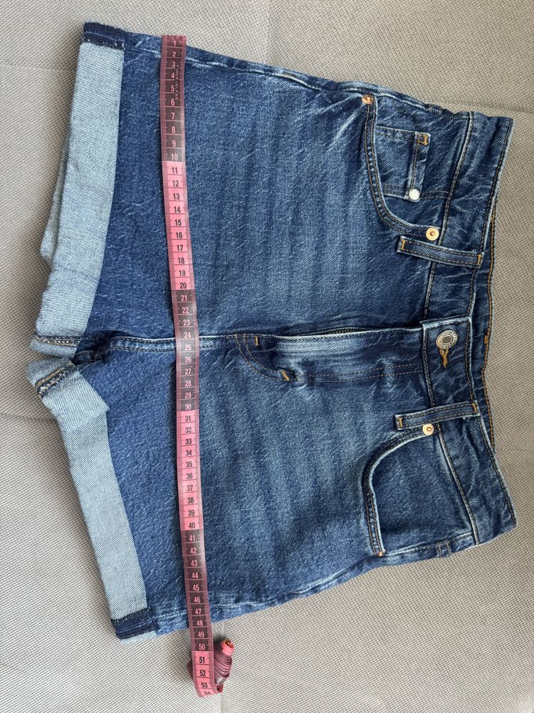 Дамски къси дънкови панталони 34р H&M