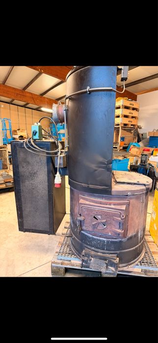 Suflanta aer cald , generator caldura , soba , centrala pe lemne 48kw