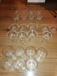 Vand set pahare cristal lotus Vintage