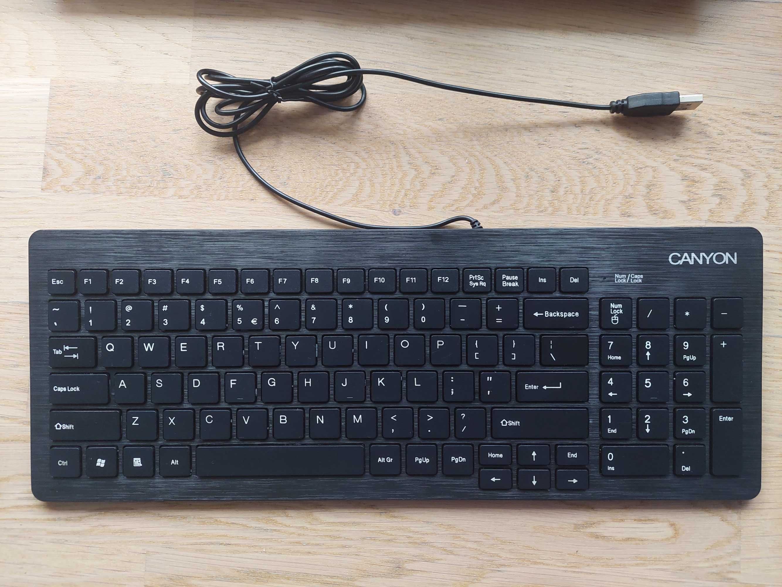 Tastatura USB slim Canyon CNR-KEYB10NB