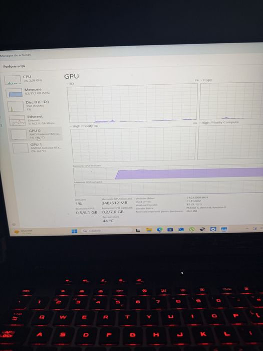 laptop pentru gaming.