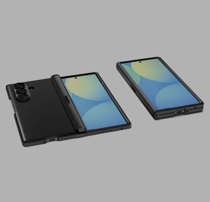 Husa Spigen Slim Armor Pro Mag pentru Samsung Galaxy Z Fold7, negru