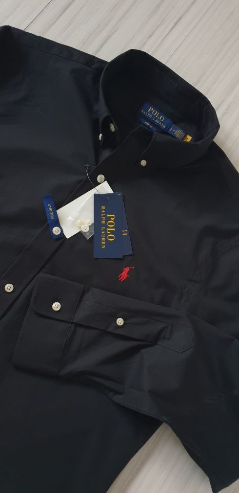 POLO Ralph Lauren Slim Stretch / L / 16 1/2 НОВО! ОРИГИНАЛ! Мъжка Риза