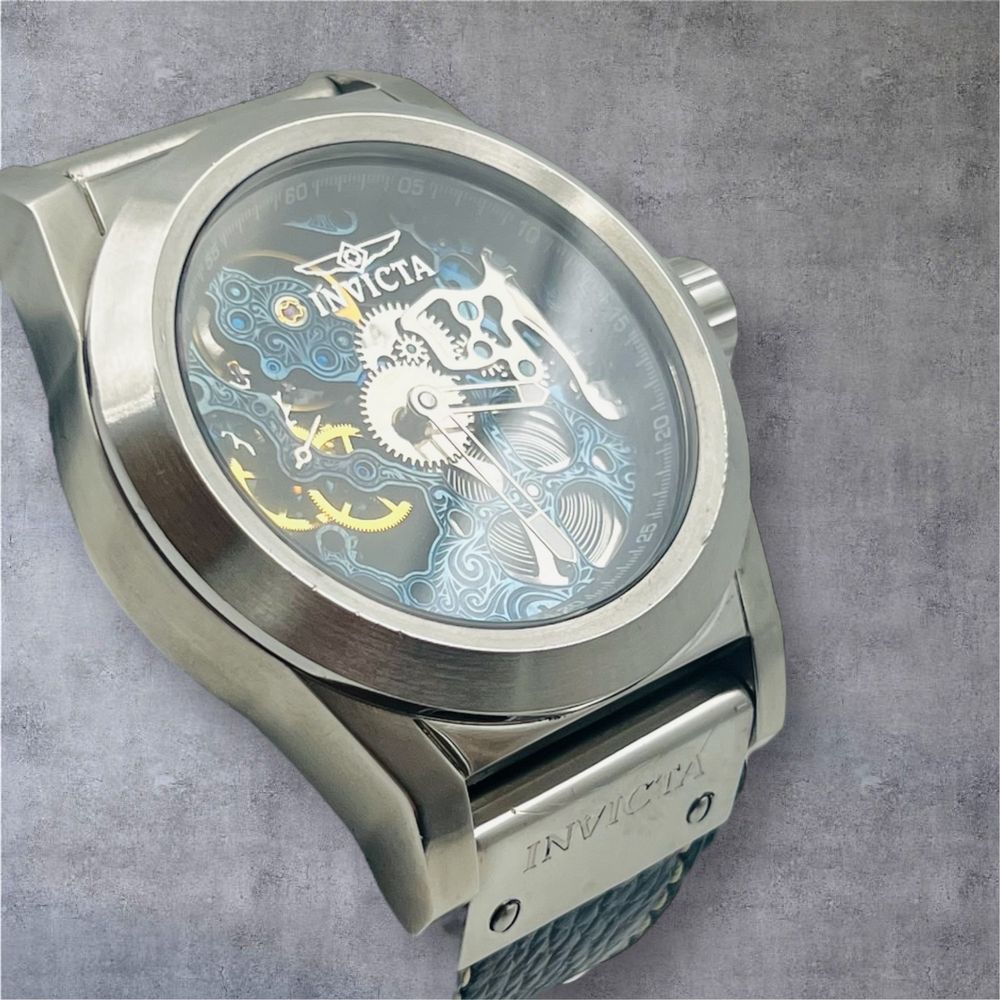 Invicta Corduba Mechanical Skeleton Blue Men's Watch