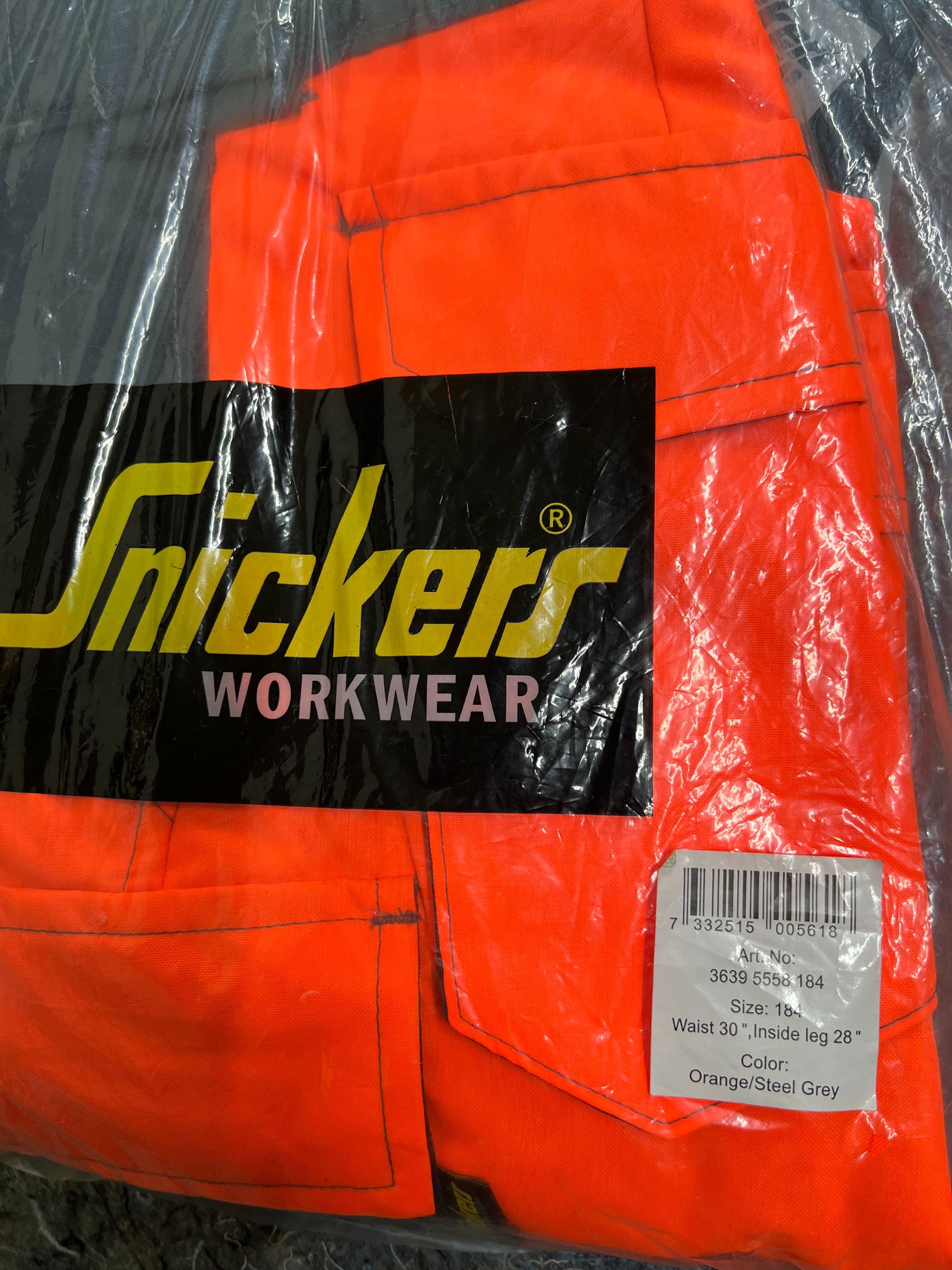 Hi-Vis зимни работни панталони Snickers Workwear 3639 Class 2