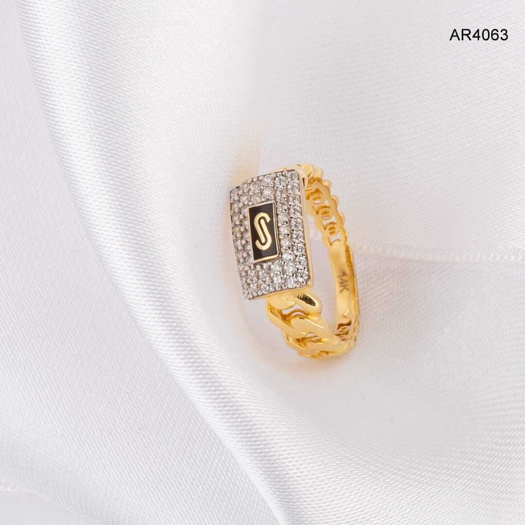 Inel Monaco Chain Aur 14K ARJEWELS [AR4063]