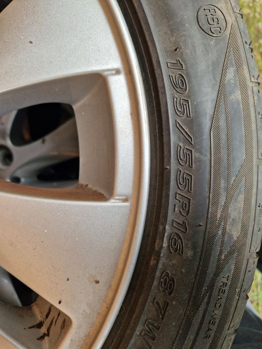 Jante BMW r16 cu cauciucuri de vara