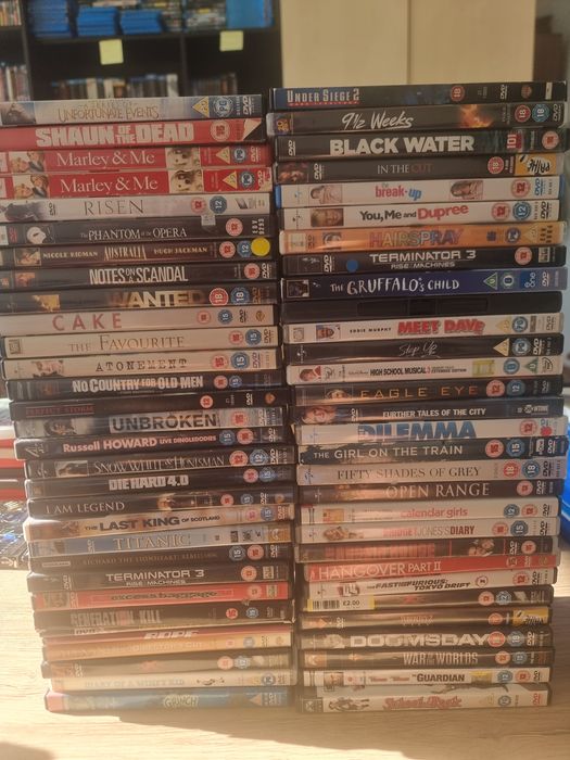 DVD-uri originale – Filme în engleză – 10 lei/buc