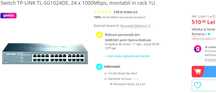 Switch TP-LINK TL-SG1024DE, 24 x 1000Mbps, montabil in rack 1U -- NOU