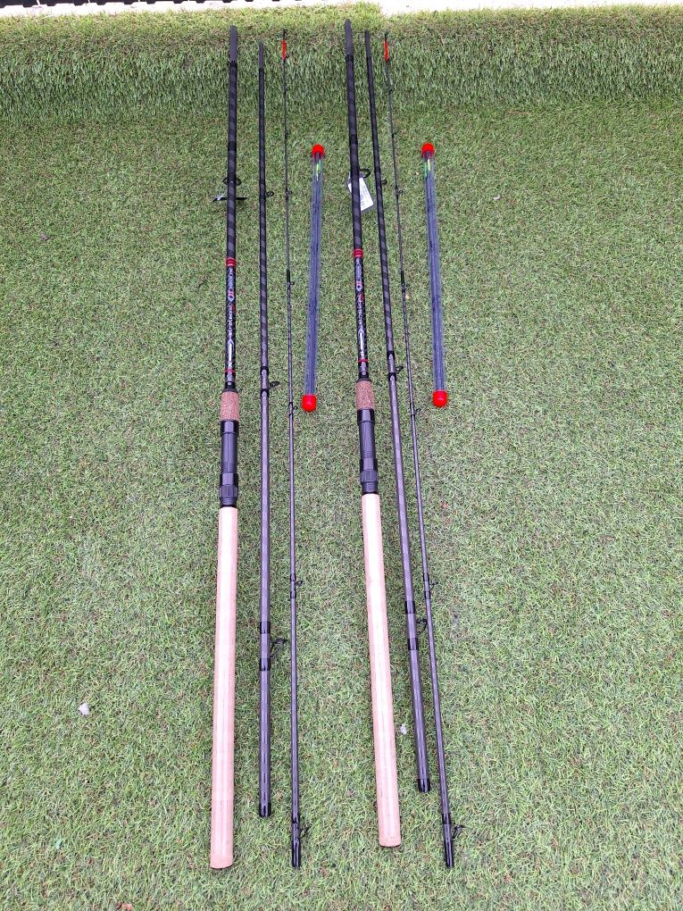 Set 2 Lansete Feeder FL Strategist River Hh 3.90m, 100-200g, 3seg