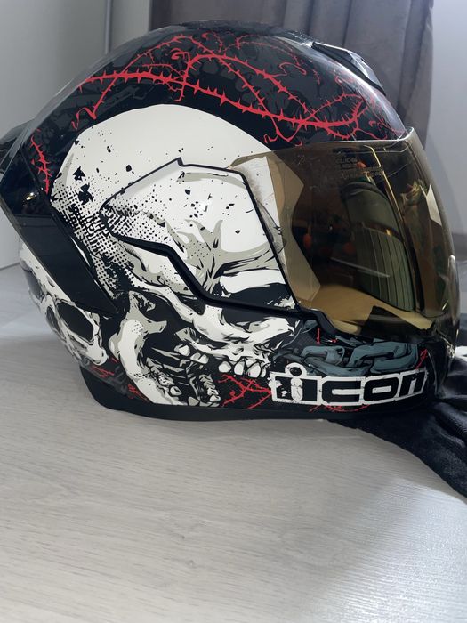 Cască moto Icon Airflite Skull 18 – mărimea S
