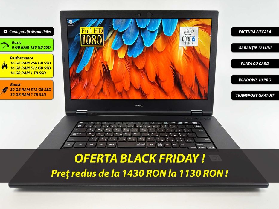 Laptop Nec Versa PRO i5-10th 15 inch 16 gb ram Garantie 1 an Win 11