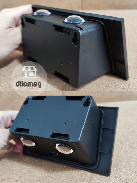 QUALITY Lampa decorativa solara perete 4LED bidirectional 3000k IP65