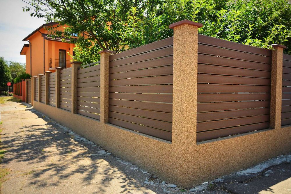 Garduri de diferite modele (panou stil jaluzele, sipca metalica tabla)