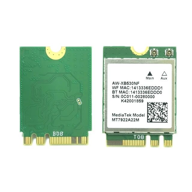 MediaTek WiFi 6 MT7922A22M AW-XB530NF