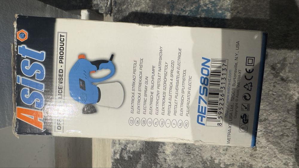 Pistol de vopsit cu fir marca Asist nefolosit