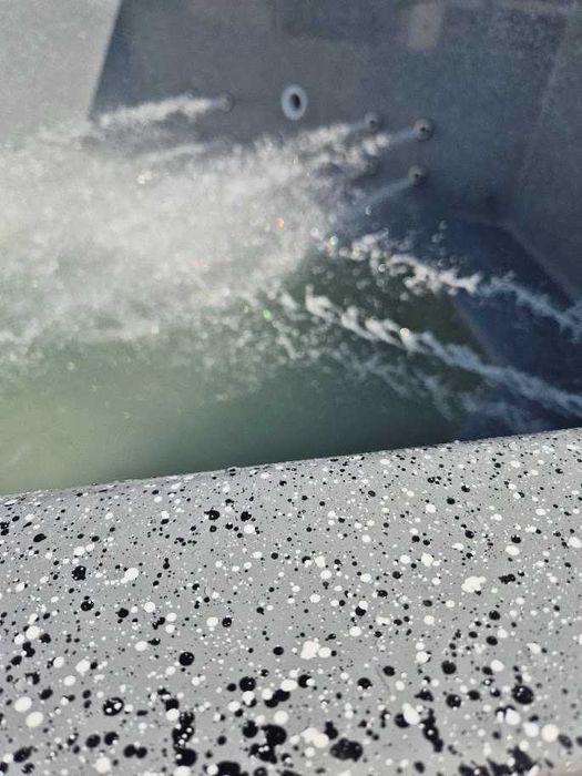 Piscină mică din fibră de sticlă – Pachet FULL cu hidromasaj