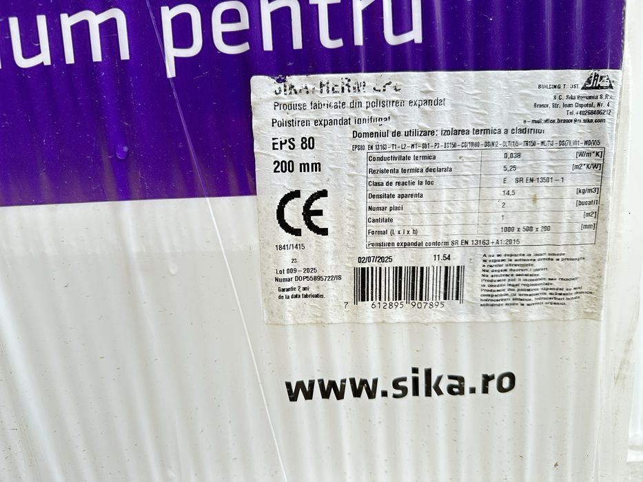 Vand polistiren expandat sika 200 grosime