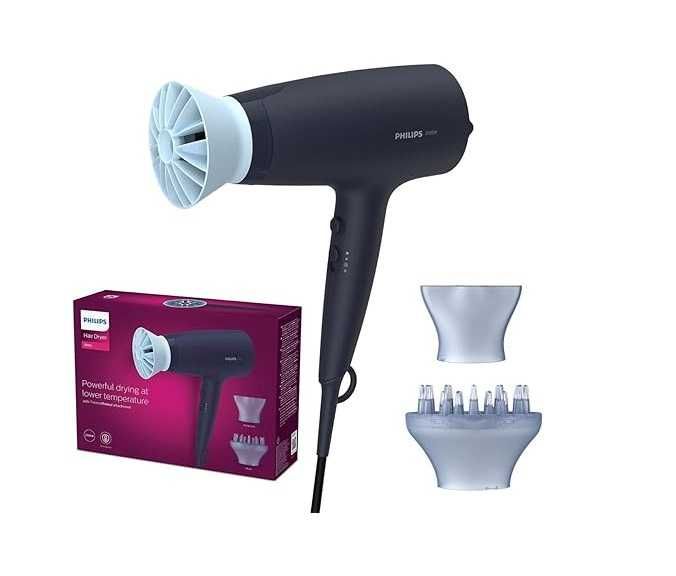 Сешоар Philips BHD360/20, 2100W, Аксесоар Thermo Protect, Йонна грижа