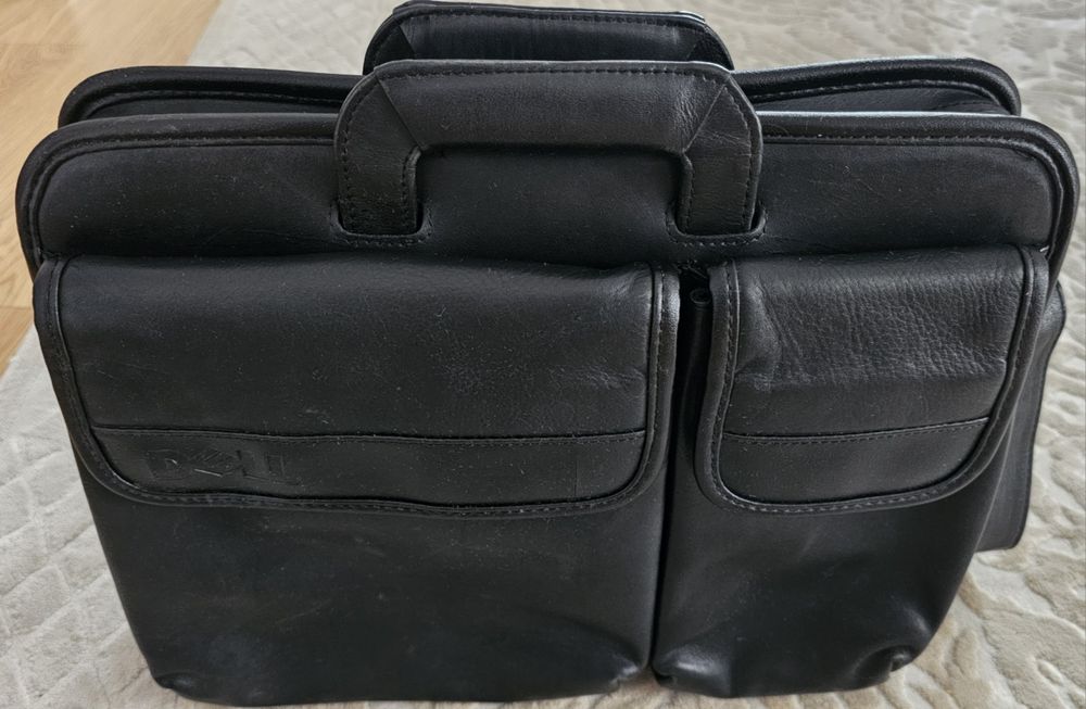 Geanta business Dell, piele pt laptop