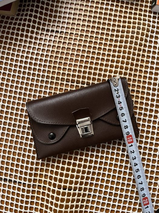 Пенсионерски кожени протмонета кафяви