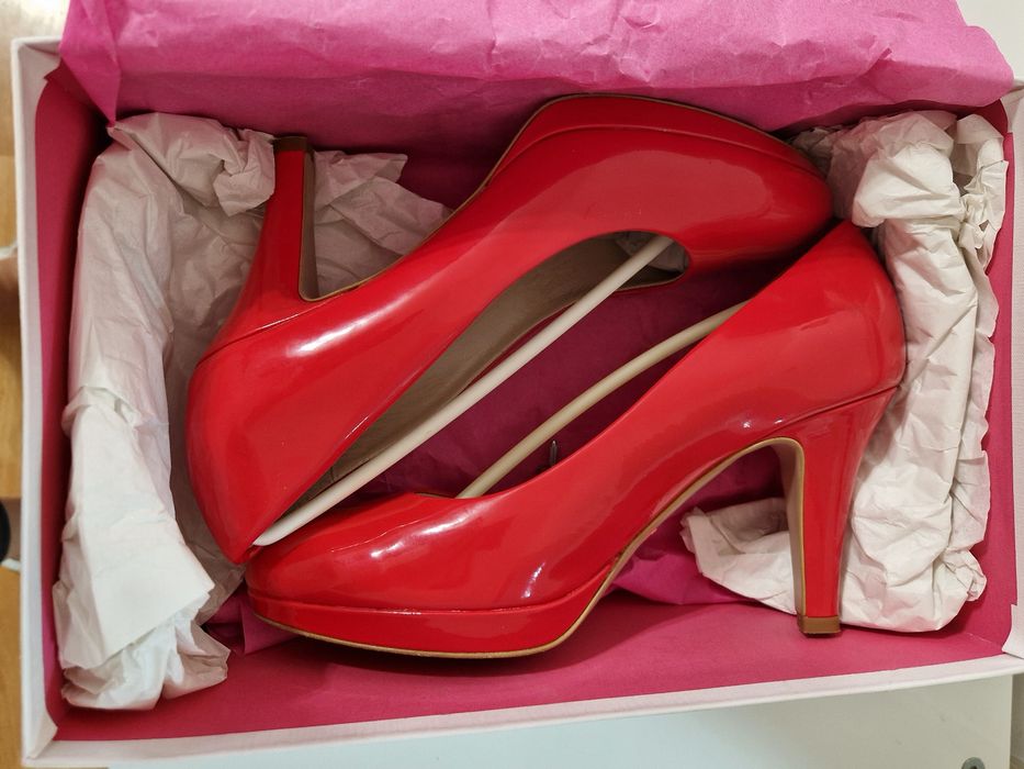 Pantofi piele lac Why Denis 38