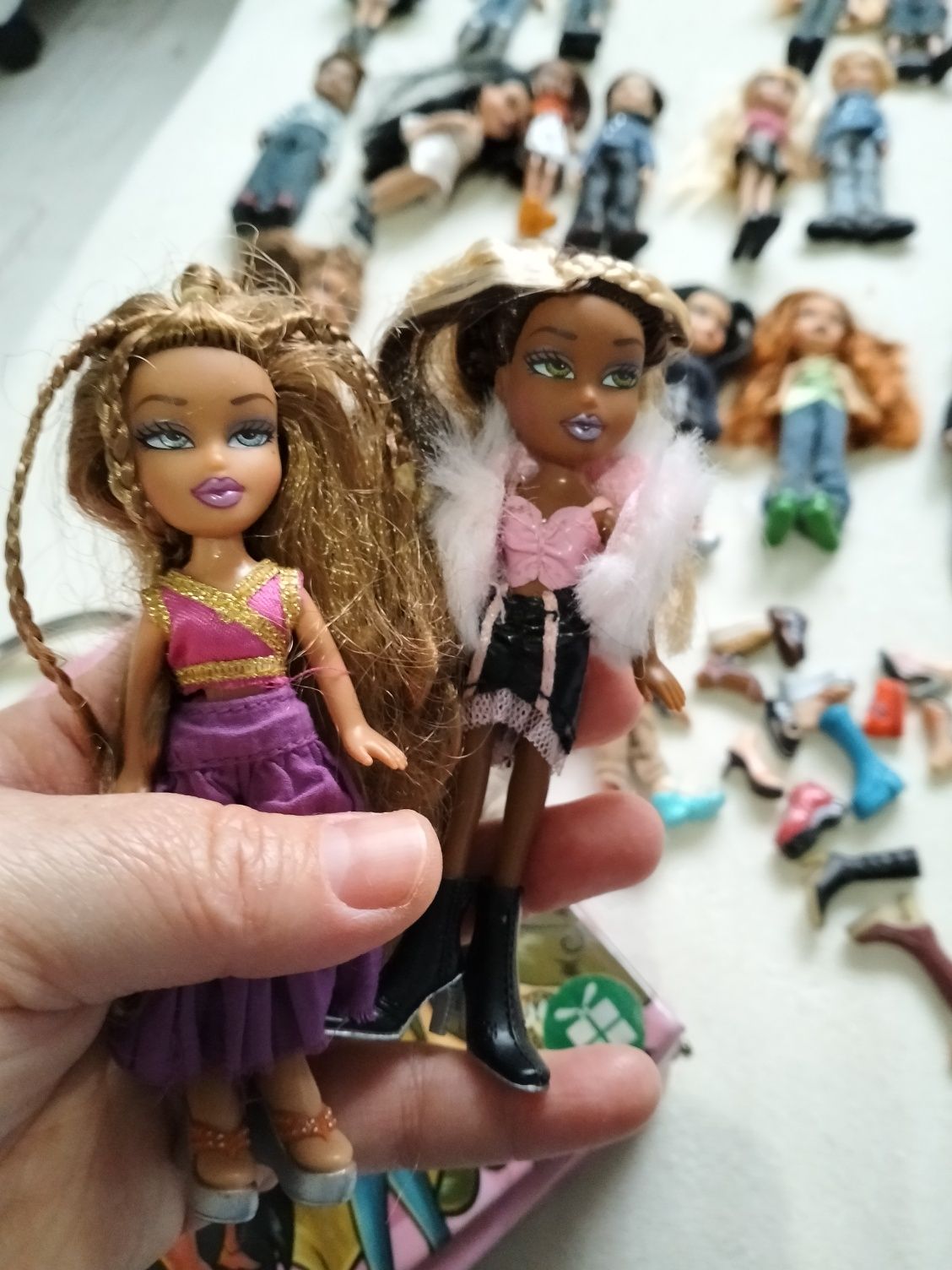 Păpuși Lill Bratz lot mini 12 ,cm