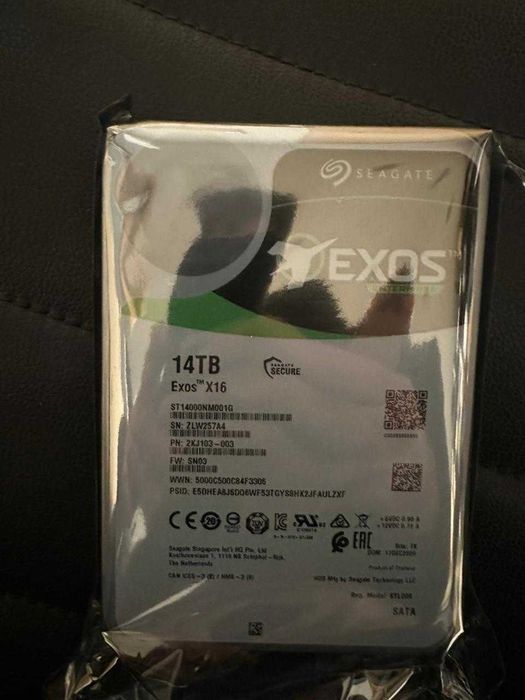 Жесткий диск 14TB Seagate Exos X16 Enterprise