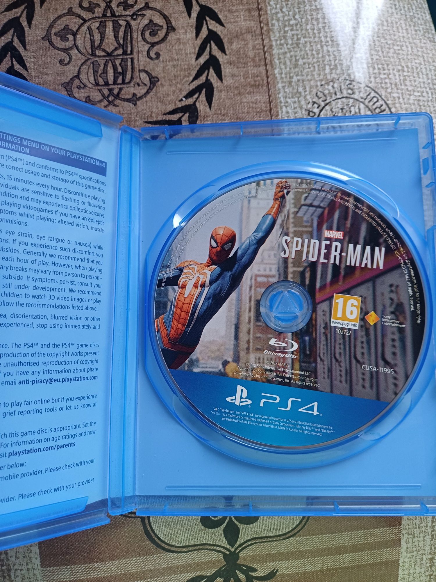 Joc spiderman 1 ps 4