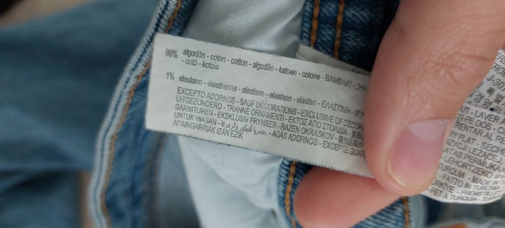 Blugi Bershka Denim Noi