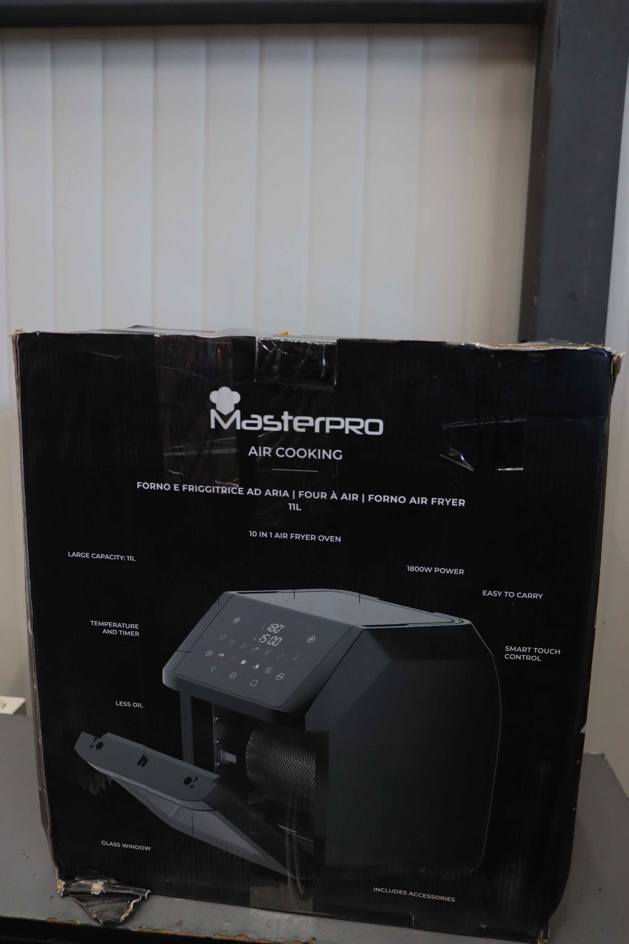 Airfryer MasterPro Rocket 1100, 11L, 1800W, LED сензорен екран