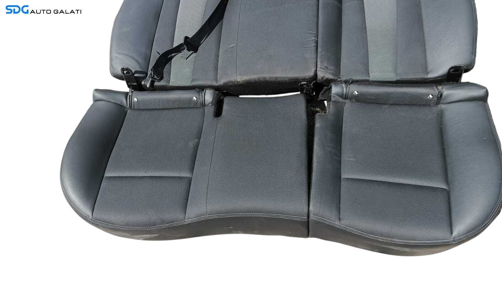 Interior Semipiele Semi Piele Alcantara Scaun Scaune Fata Stanga Dreapta si Bancheta cu Spatar Renault Megane 3 Hatchback 2008 - 2015 [M8292]