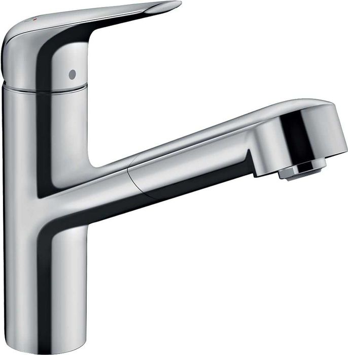 Baterie bucatarie cu dus extractibil Hansgrohe Focus M42 150 cu 1 jet