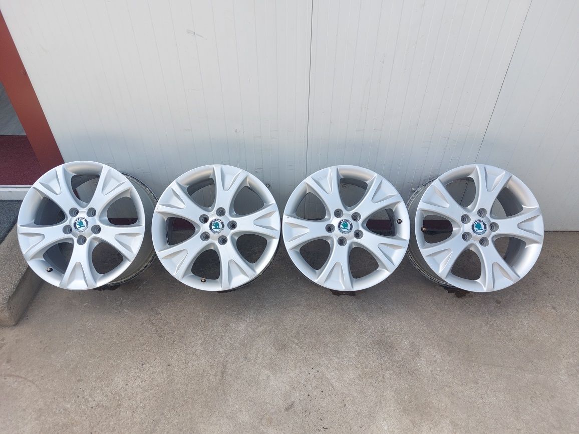 Jante aluminiu originale r17 / Skoda Vw Audi Seat / 5x112 / ET 54