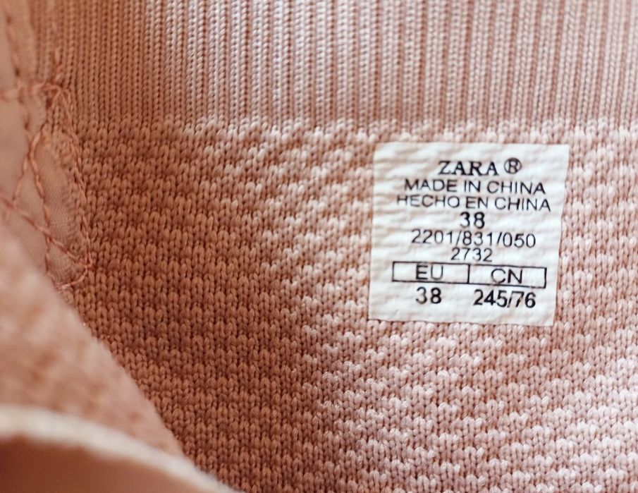 Ghete-soseta Zara nr 38