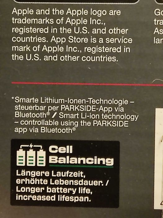 Acumulator PARKSIDE Performance 8 Ah, garantie 08.2028