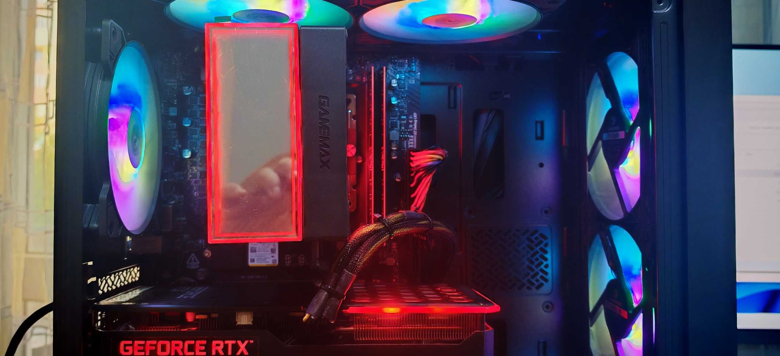 Продавам Геймърско PC Ryzen 5 7500F/32Gb/1TB nVme/RTX 3060TI/Гаранция