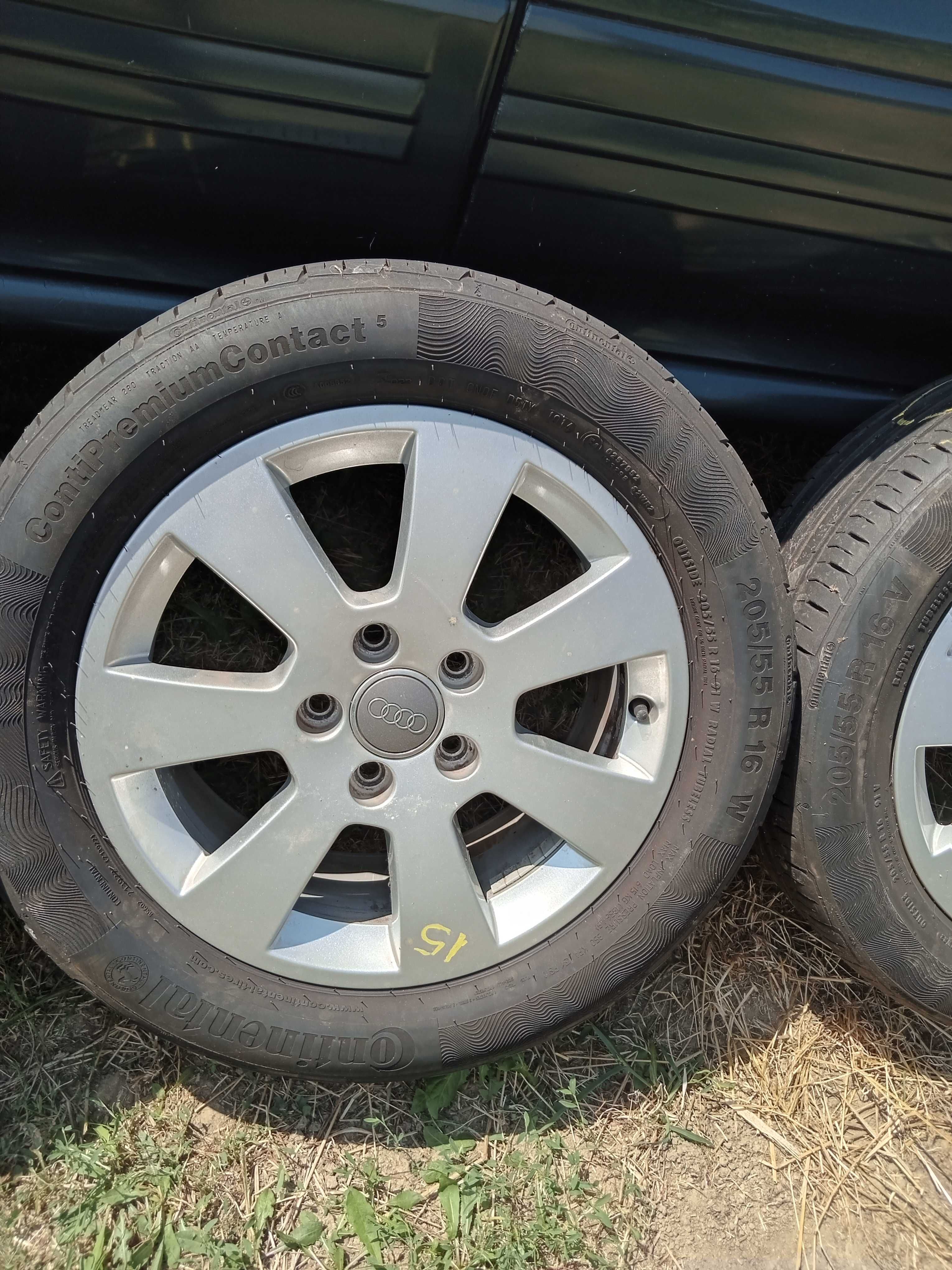 Лети джанти 16" 5х112 Audi гуми 205/55/16