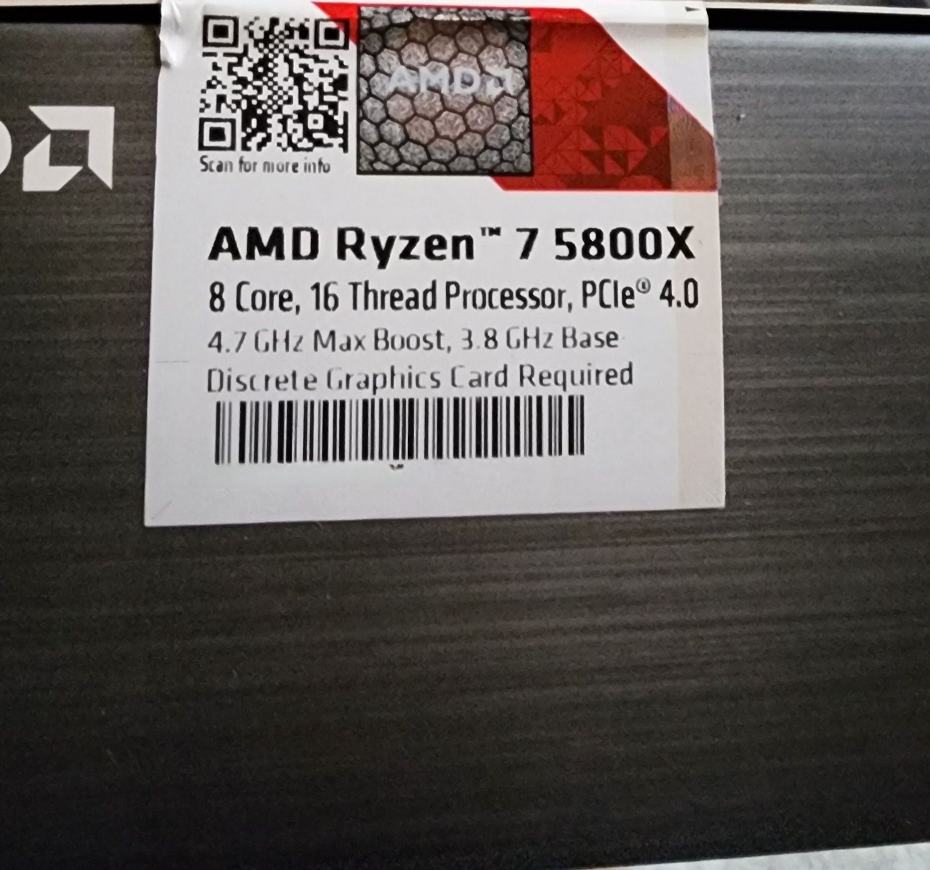 AMD Ryzen 7 5800x