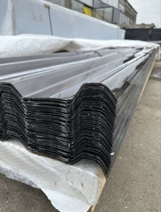 Цены от завода! Поликарбонат Профилированный Полигаль Прозрачный Шифер